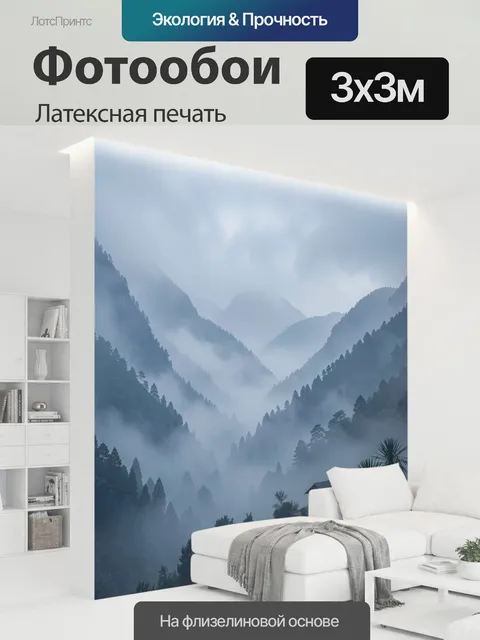 300 × 300 см · Латексная печать