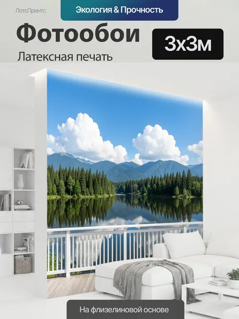 300 × 300 см · Латексная печать