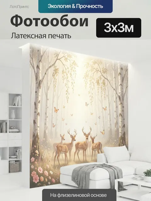 300 × 300 см · Латексная печать