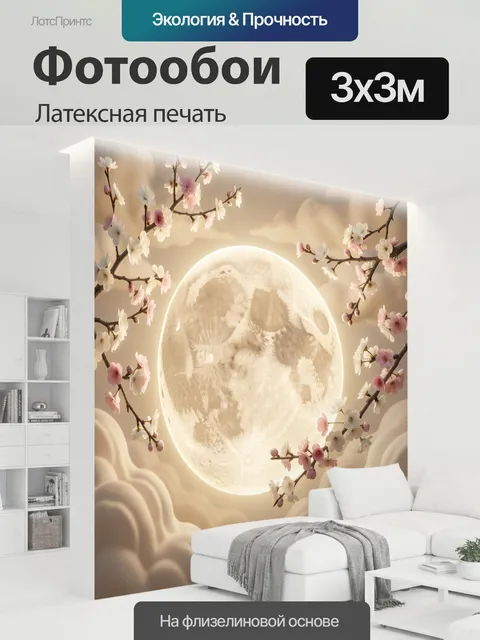 300 × 300 см · Латексная печать