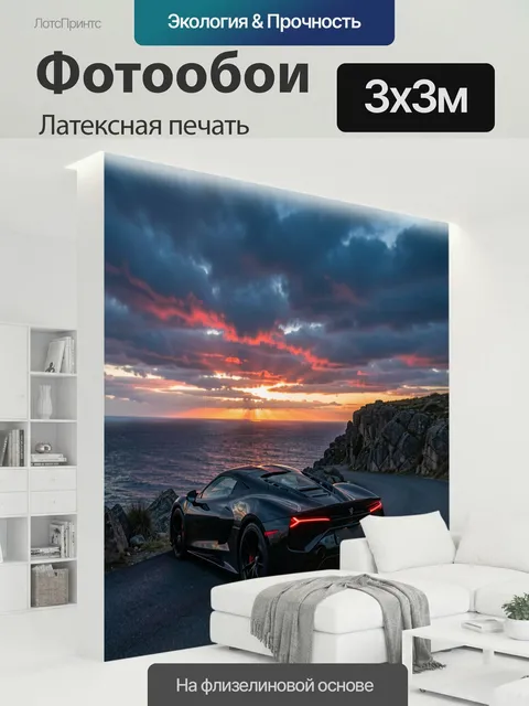 300 × 300 см · Латексная печать