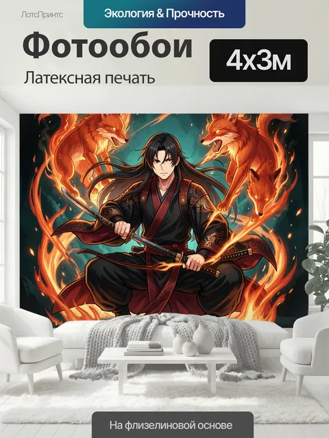 400 × 300 см · Латексная печать