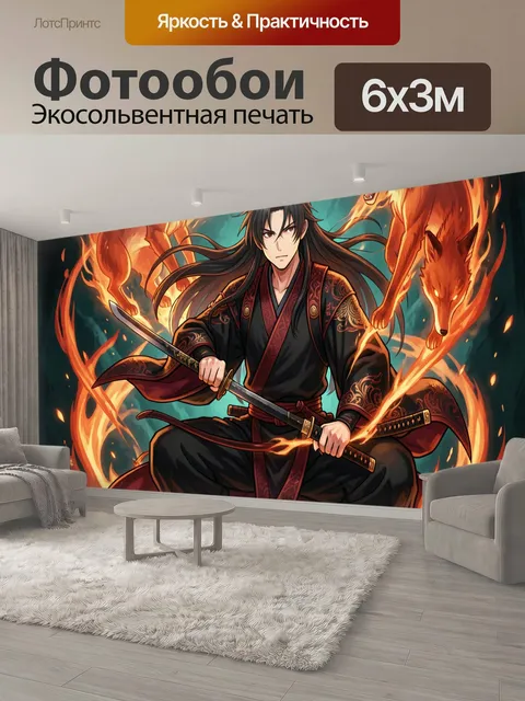 600 × 300 см · Экосольвентная печать