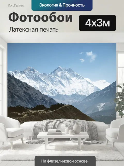 400 × 300 см · Латексная печать