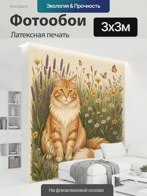 300 × 300 см · Латексная печать