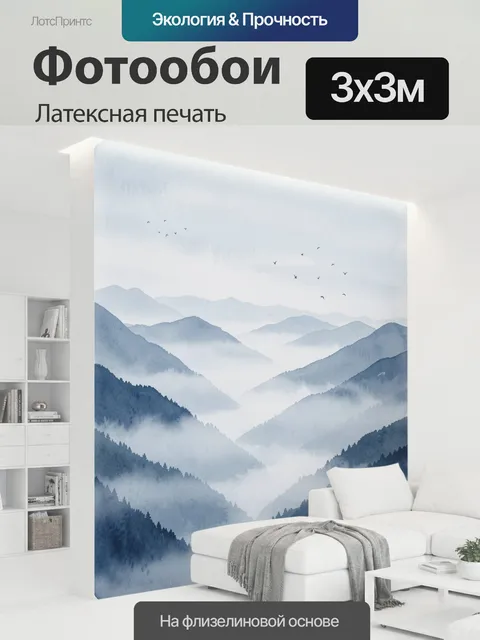 300 × 300 см · Латексная печать