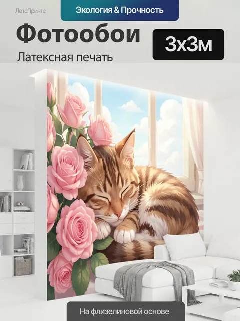 300 × 300 см · Латексная печать