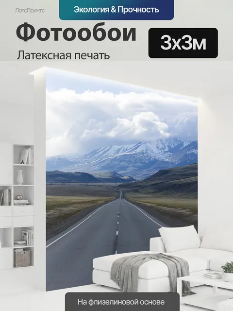300 × 300 см · Латексная печать