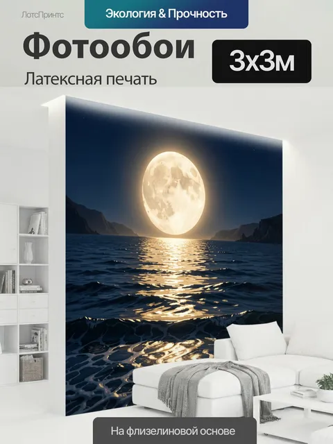 300 × 300 см · Латексная печать