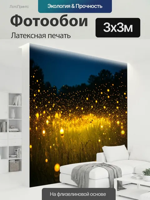300 × 300 см · Латексная печать