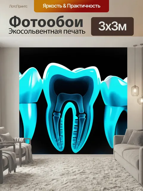 Фотообои Стоматологический рентген зубов