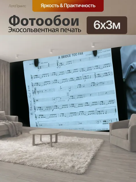 600 × 300 см · Экосольвентная печать