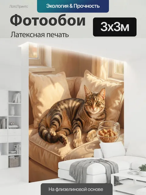 300 × 300 см · Латексная печать