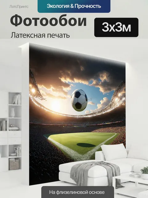 300 × 300 см · Латексная печать