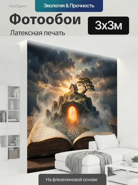300 × 300 см · Латексная печать