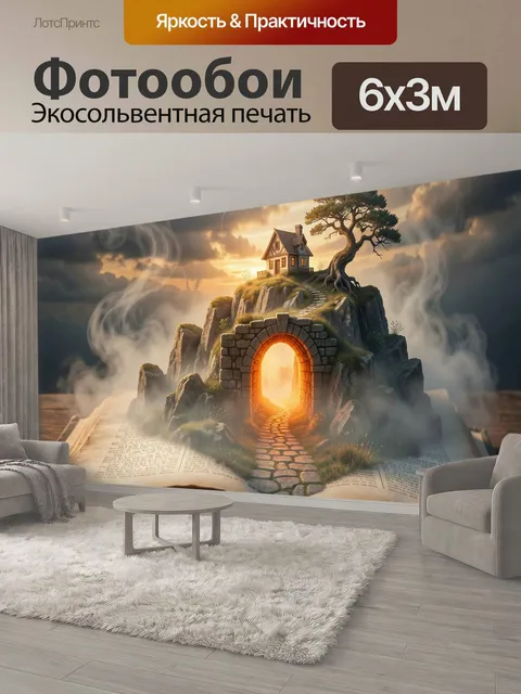 600 × 300 см · Экосольвентная печать