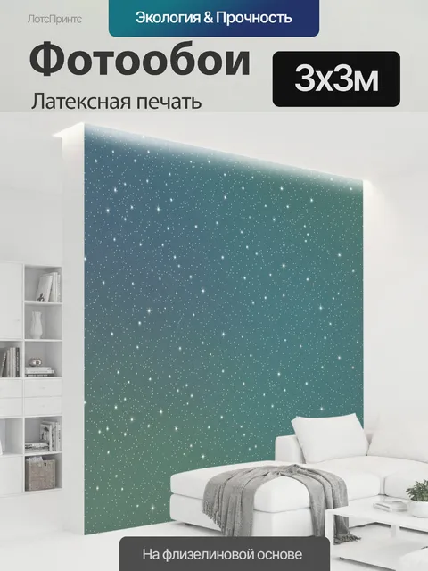 300 × 300 см · Латексная печать