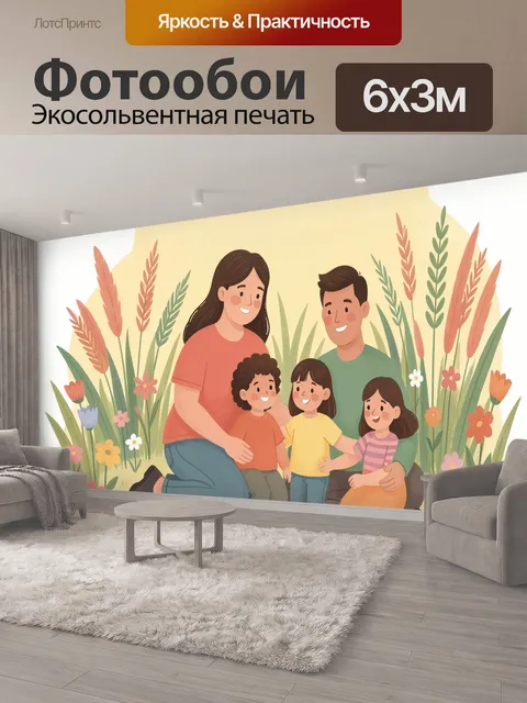 600 × 300 см · Экосольвентная печать