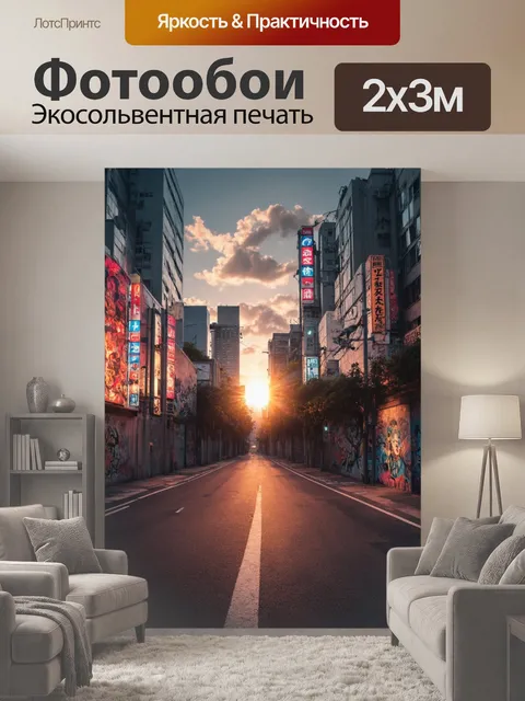 200 × 300 см · Экосольвентная печать