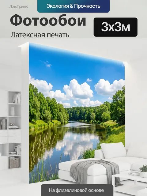 300 × 300 см · Латексная печать
