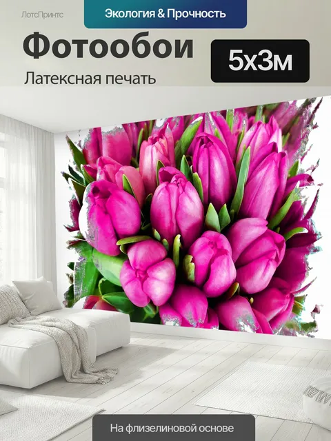 500 × 300 см · Латексная печать