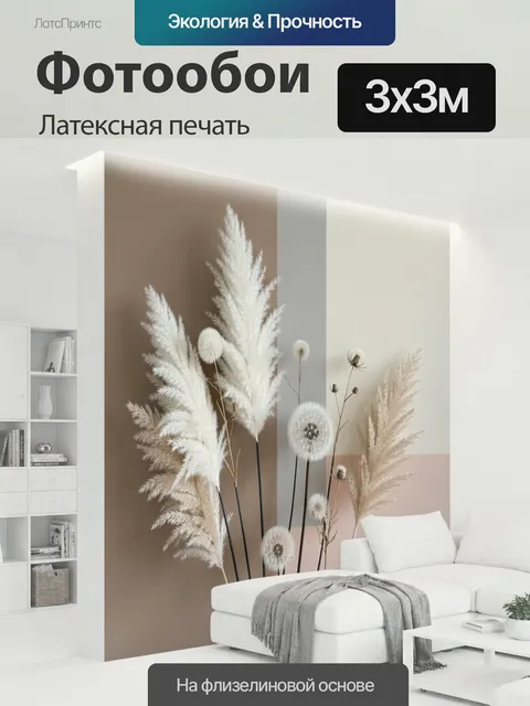 300 × 300 см · Латексная печать