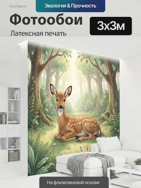 300 × 300 см · Латексная печать
