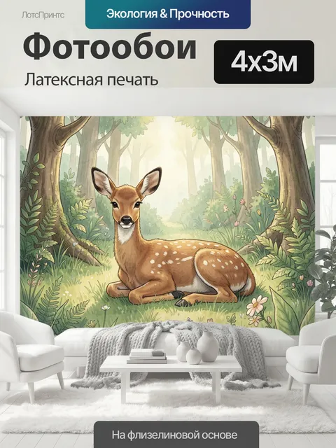 400 × 300 см · Латексная печать