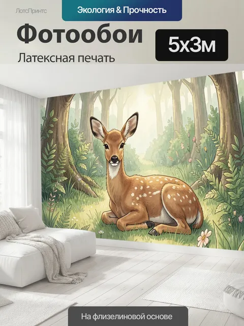 500 × 300 см · Латексная печать