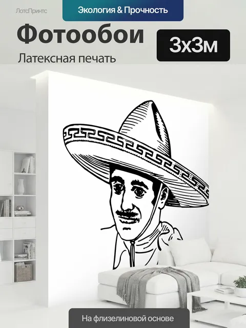 300 × 300 см · Латексная печать