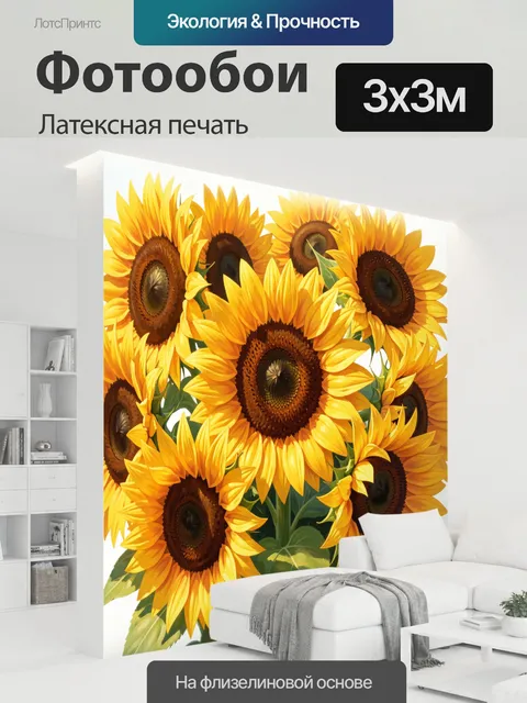 300 × 300 см · Латексная печать