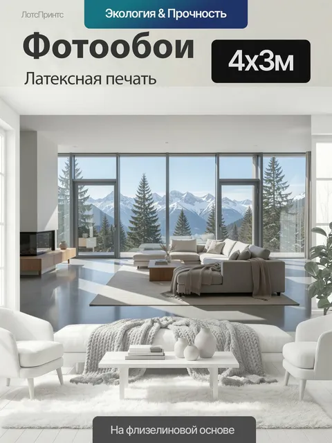 400 × 300 см · Латексная печать