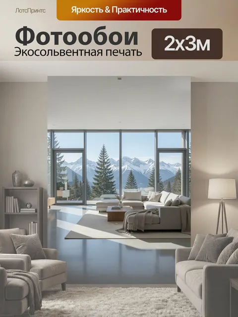 200 × 300 см · Экосольвентная печать