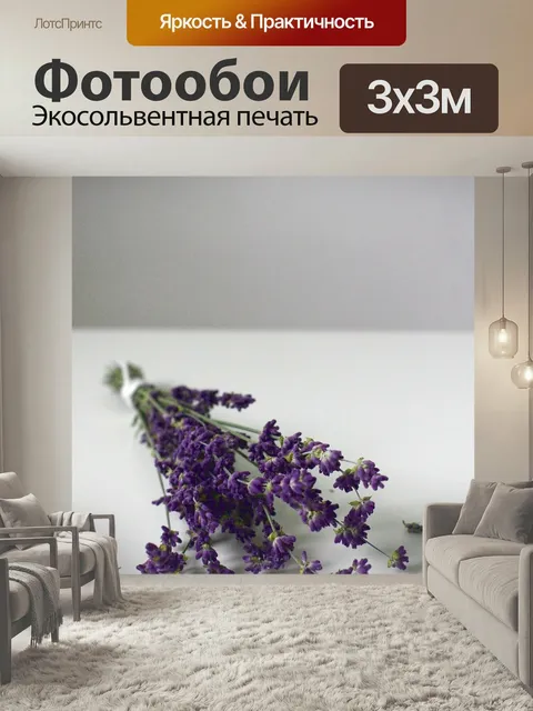 Фотообои Лаванда, цветок лаванды, цветок