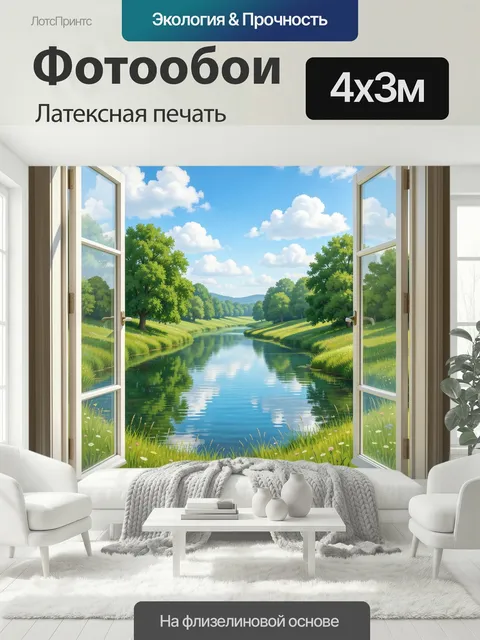 400 × 300 см · Латексная печать