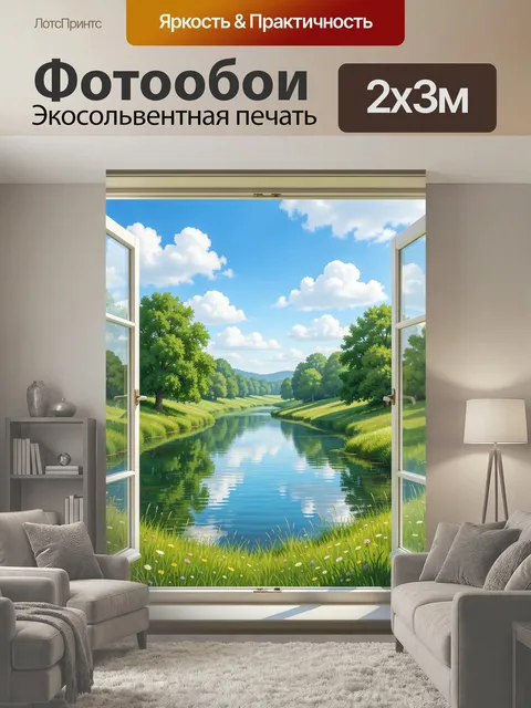 200 × 300 см · Экосольвентная печать