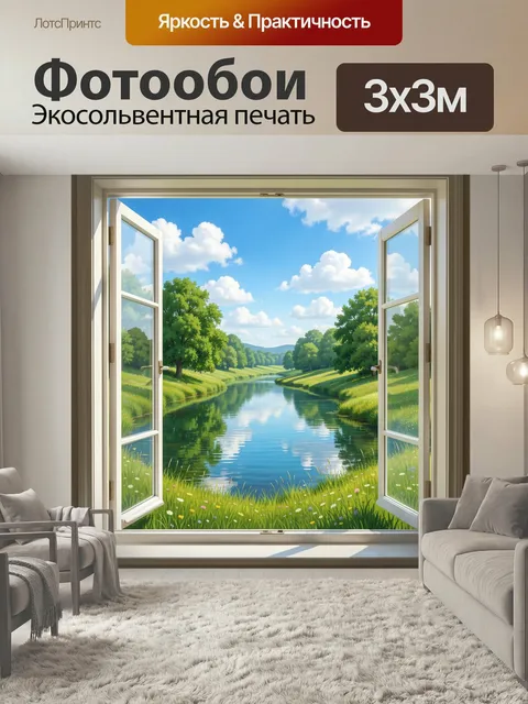 300 × 300 см · Экосольвентная печать