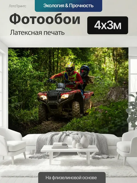 400 × 300 см · Латексная печать