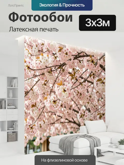 300 × 300 см · Латексная печать