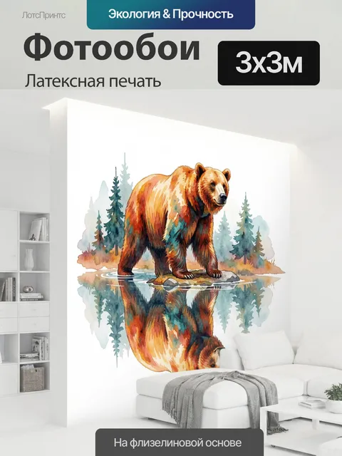 300 × 300 см · Латексная печать