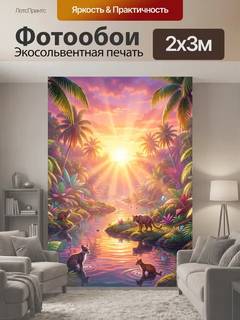 200 × 300 см · Экосольвентная печать