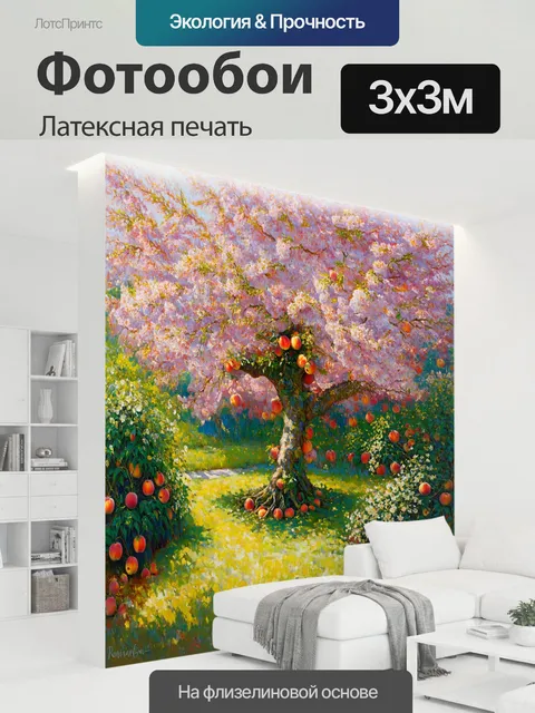 300 × 300 см · Латексная печать