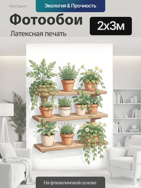 200 × 300 см · Латексная печать