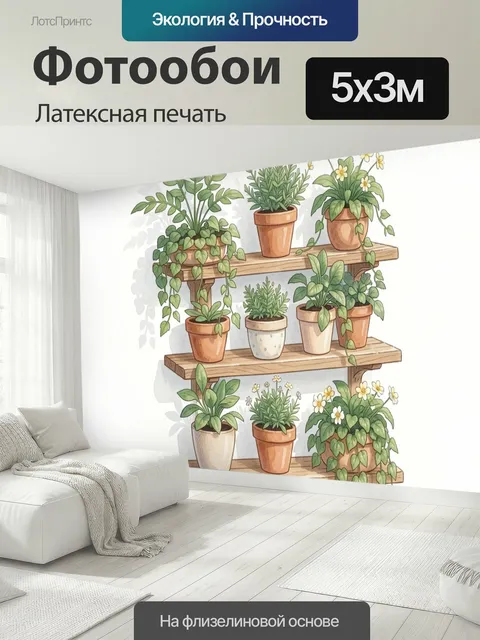 500 × 300 см · Латексная печать