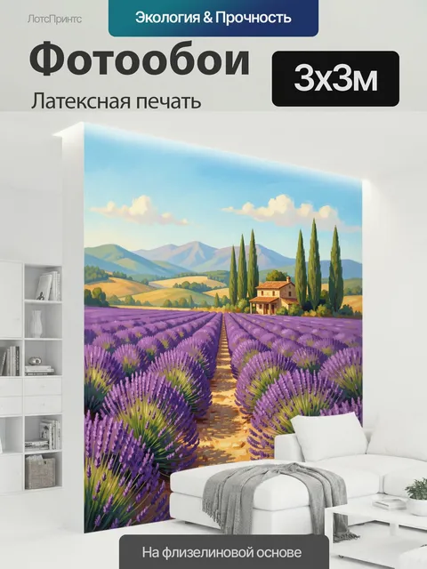 300 × 300 см · Латексная печать