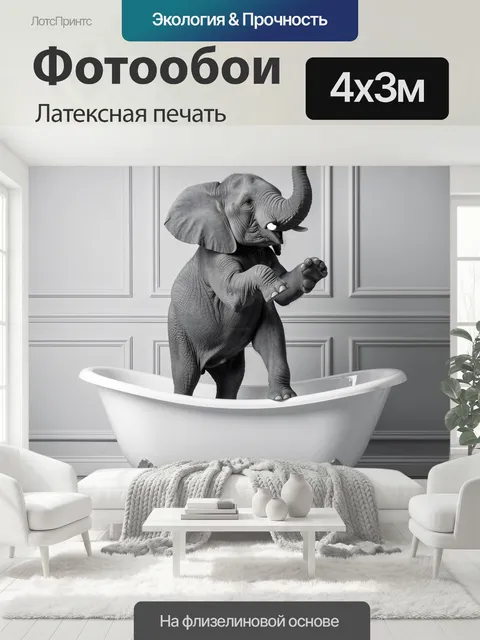 400 × 300 см · Латексная печать