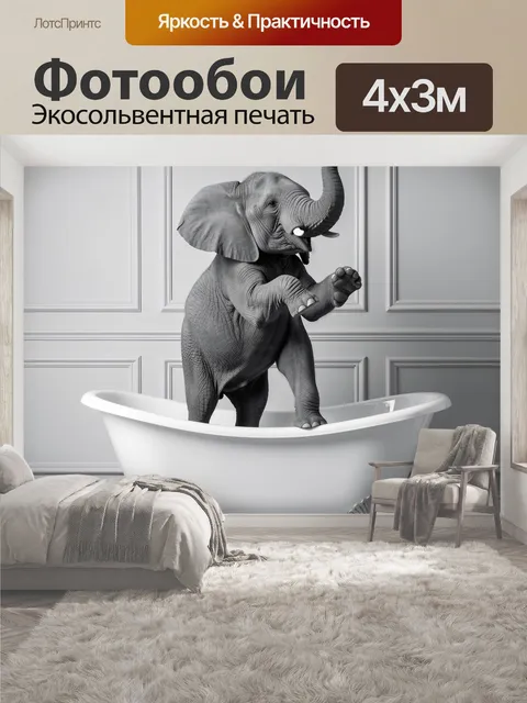 400 × 300 см · Экосольвентная печать