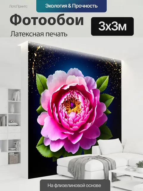 300 × 300 см · Латексная печать