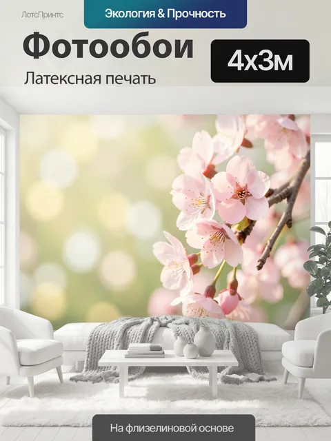 400 × 300 см · Латексная печать