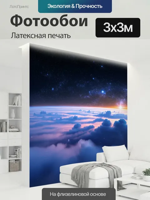 300 × 300 см · Латексная печать